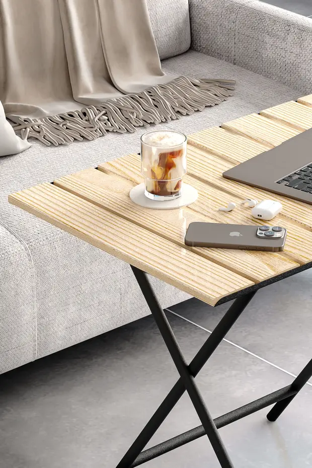 Metal Ayaklı Ders Çalışma Masası